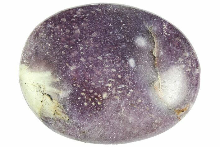 Sparkly, Purple Lepidolite Palm Stone - Madagascar #181538
